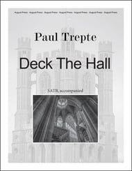 Deck the Hall SATB choral sheet music cover Thumbnail